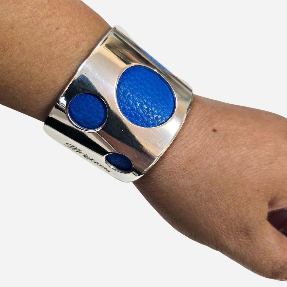 Brighton Christo Cuff with Reversible Leather Insert**